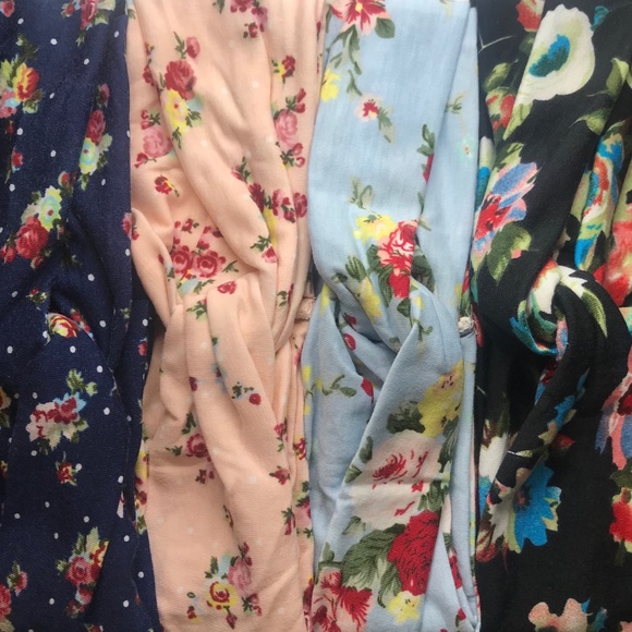 Accessories - 🆕4 pack floral yoga headbands / stretch cotton